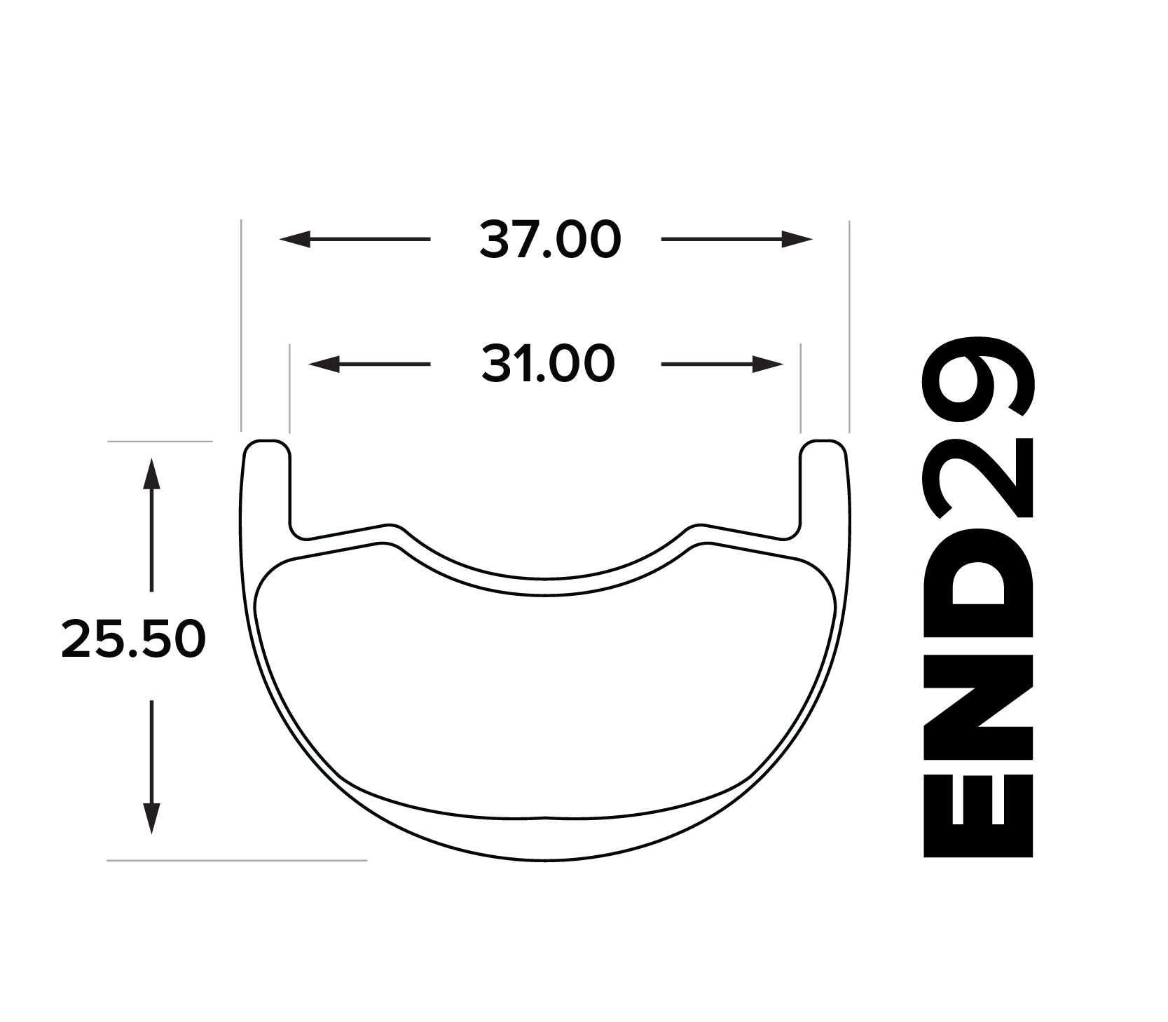 South Industries END Carbon Rim view 3