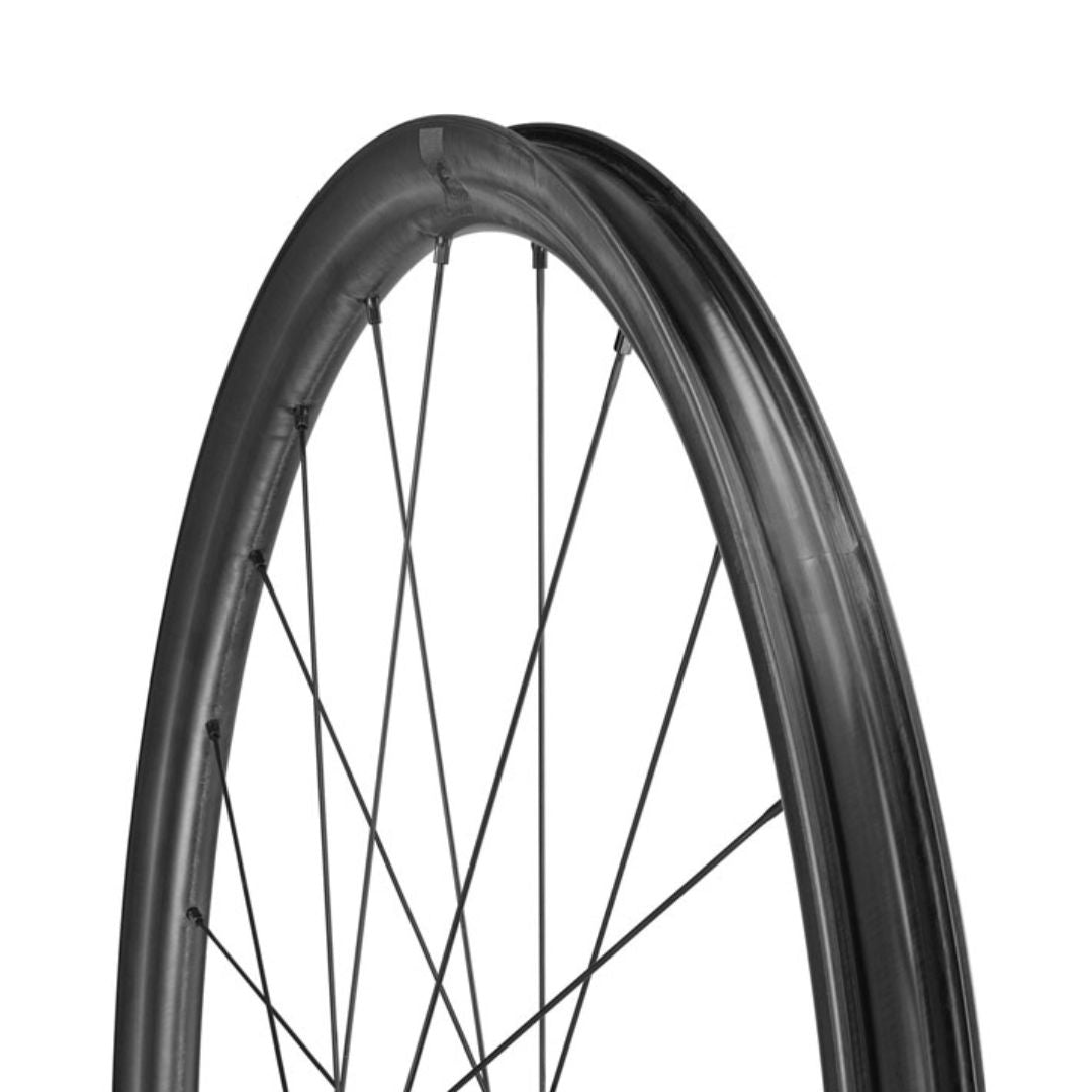 Fulcrum Racing Rapid Red Carbon Gravel Wheels view 2