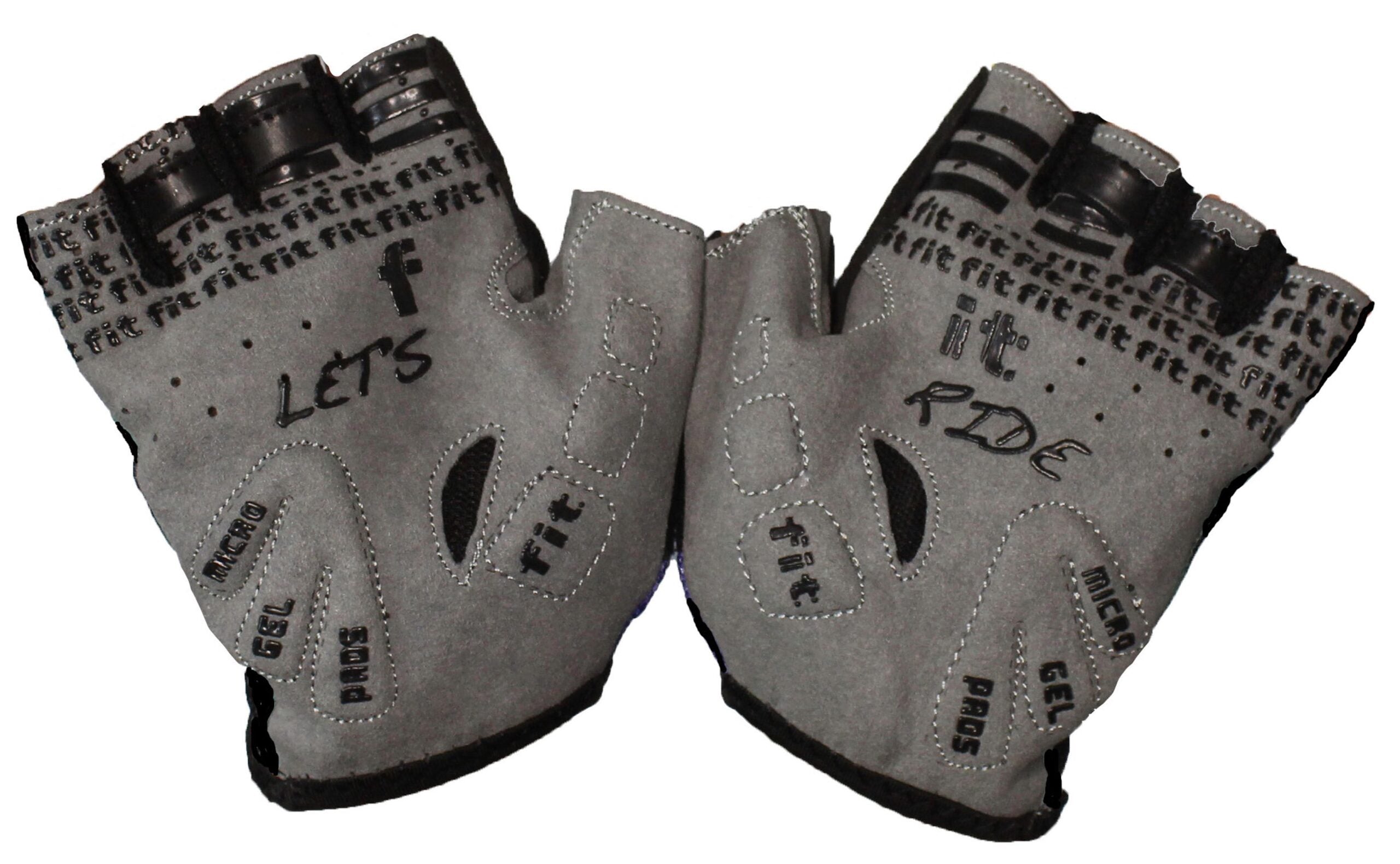 FIT Pro Gel Short Finger Cycling Gloves view 3