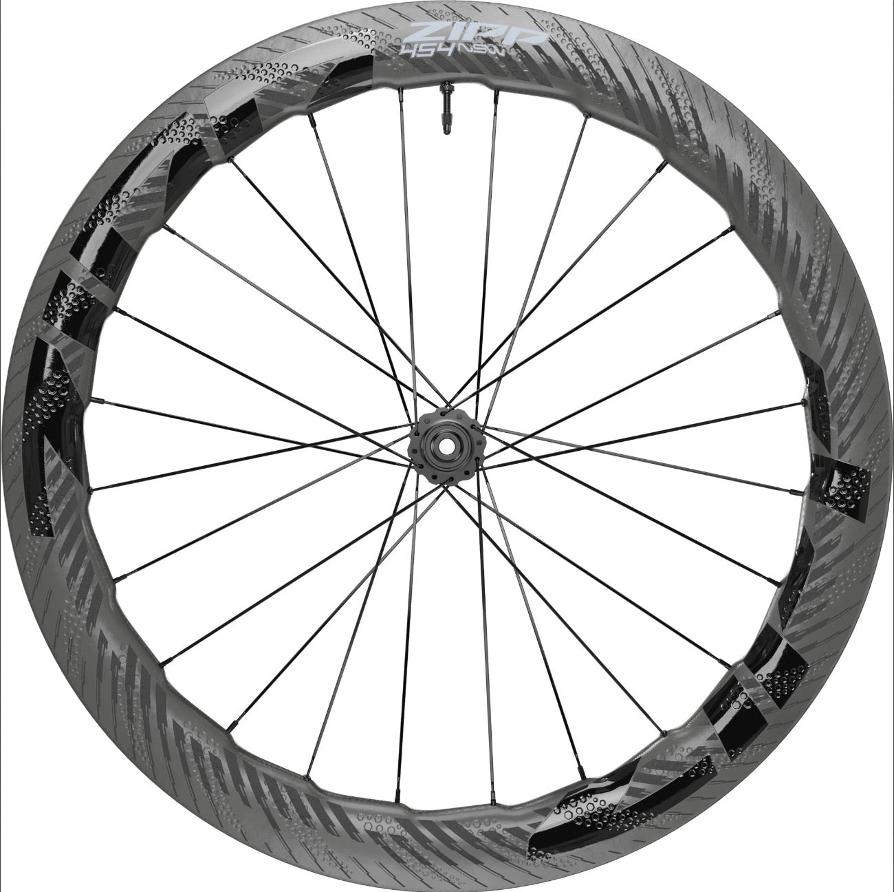ZIPP 454 NSW CARBON TUBELESS DISC BRAKE WHEELSET view 2