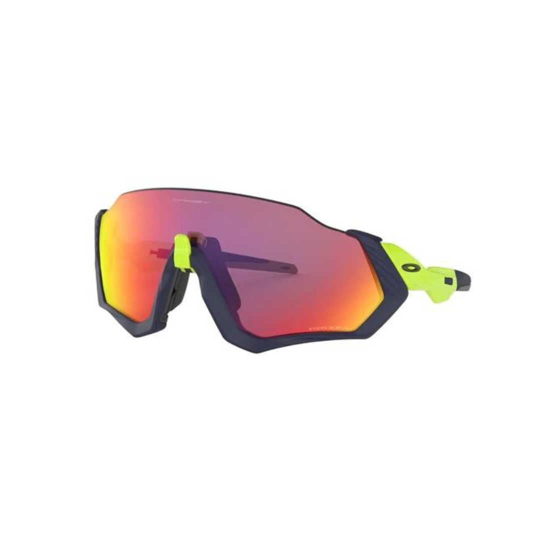 Oakley Flight Jacket, Matte Navy/ Retina Burn Prizm trail Torch